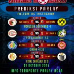 PREDIKSI MIX PARLAY HARI INI 01 NOVEMBER 2025